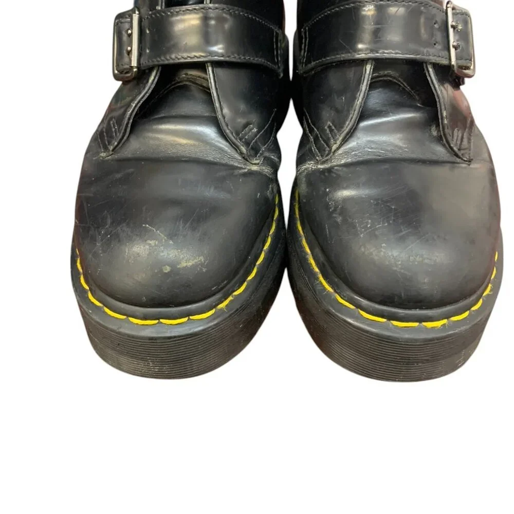 Dr. Martens Black Devon‎ Platform Boots SZ 9 US L
